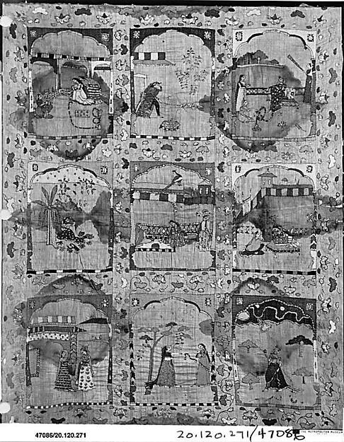 Cover (Rumal) by an unrecorded maker, The Metropolitan Museum of Art