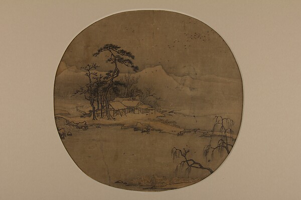 南宋    佚名    冬景圖    團扇|Winter Landscape