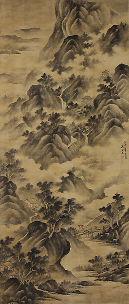 清　佚名　高克恭(僞款)　山水圖　軸|Landscape