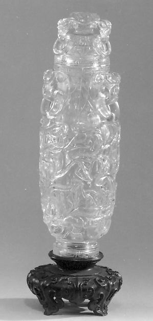 Covered vase with stand by an unrecorded maker, The Metropolitan Museum of Art