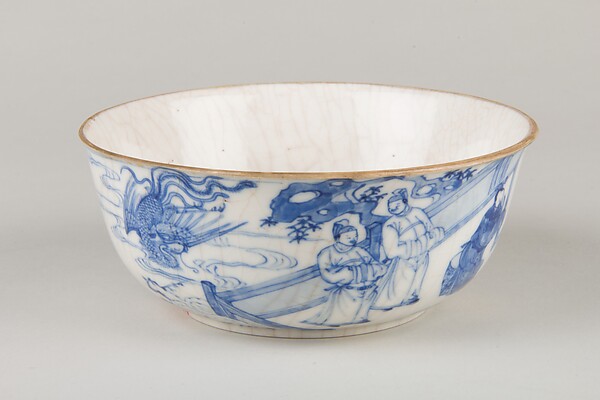 Bowl with figural scene