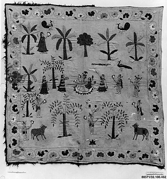 Cover (Rumal) by an unrecorded maker, The Metropolitan Museum of Art