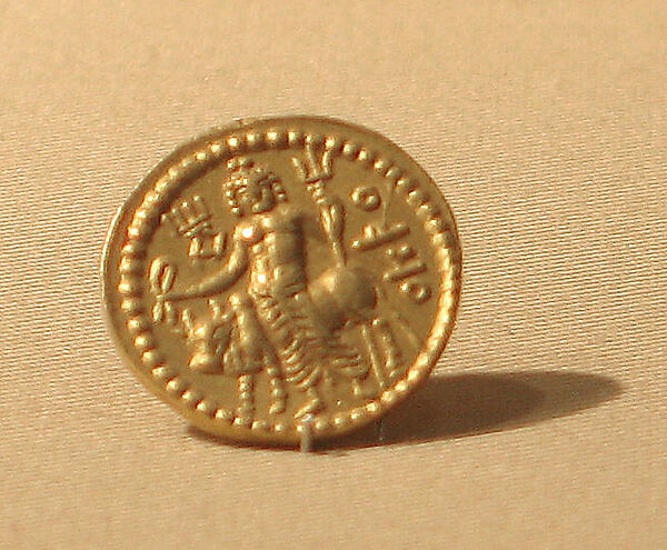 Coin of  Vasudeva by an unrecorded maker, The Metropolitan Museum of Art