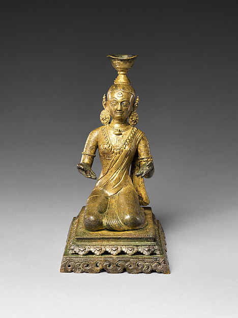 Lamp Bearer, Presumed Portrait of Lady Bharamayi by an unrecorded maker, The Metropolitan Museum of Art