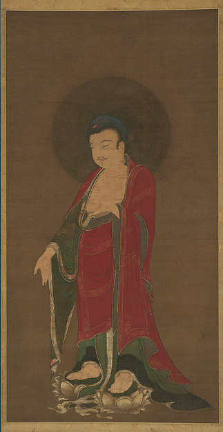 南宋 佚名 阿彌陀佛圖 軸|Buddha Amitabha Descending from His Pure Land