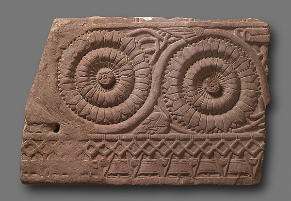 Two Lotuses, from the Bharhut Stupa, ca. 1st century BCE