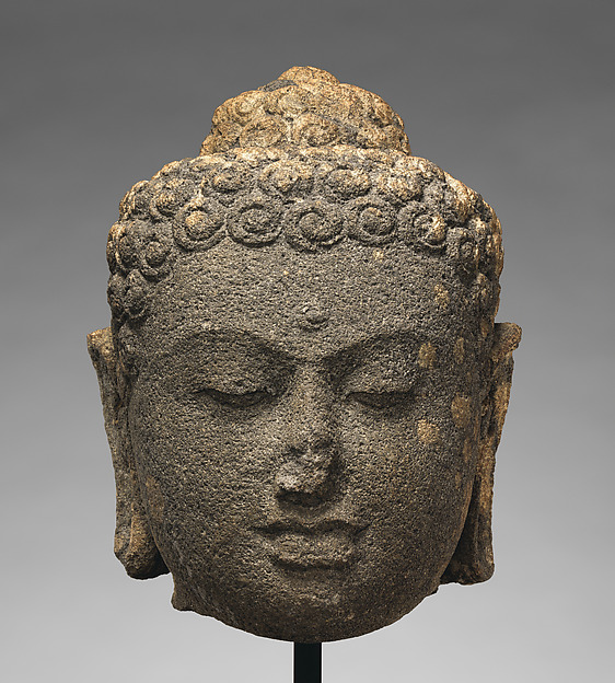 Head of a Buddha, 9th century