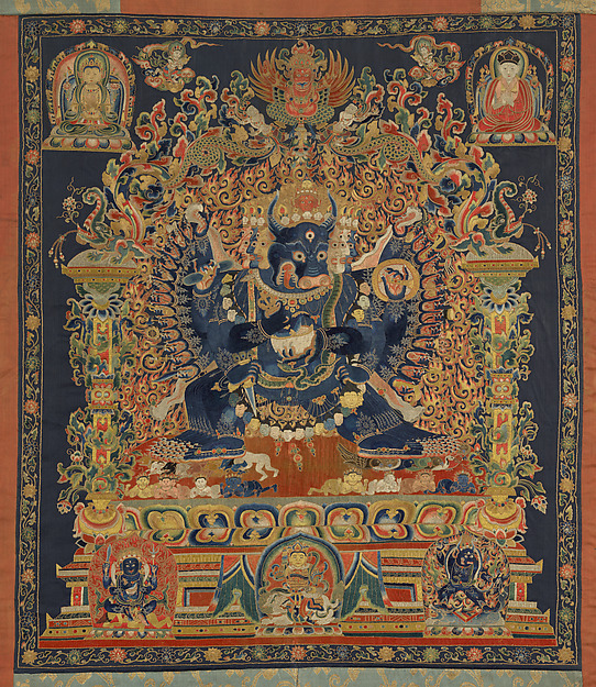 Unknown artist, The Deity Vajrabhairava, Tantric Form of the Bodhisattva Manjushri