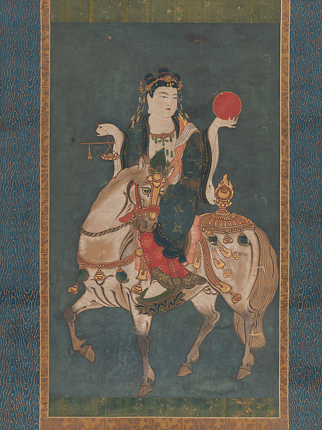 馬鳴菩薩像|Memyō Bosatsu (Ashvaghosha Bodhisattva) Mounted on a Horse