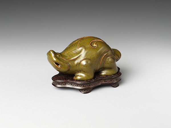 Water dropper in the form of a mythical creature by an unrecorded maker, The Metropolitan Museum of Art