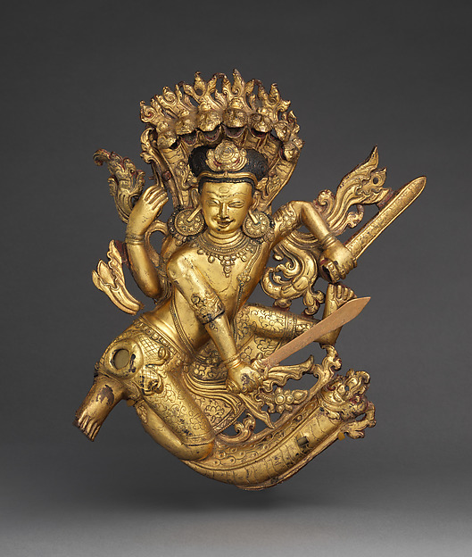 Krishna subduing the Naga Kaliya by an unrecorded maker, The Metropolitan Museum of Art