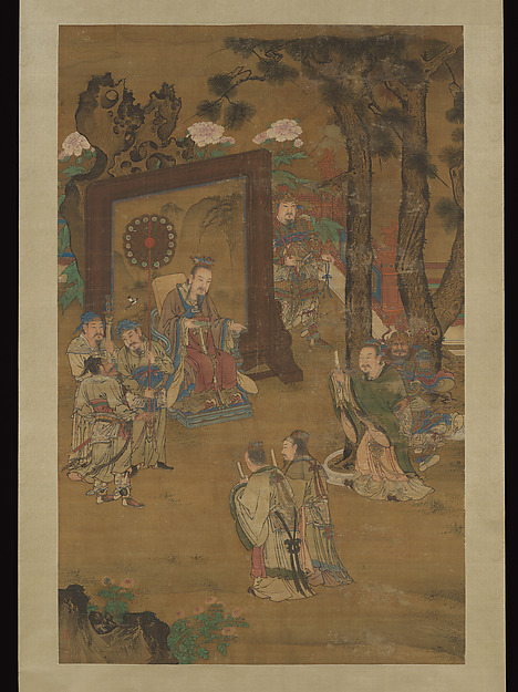 明  劉俊  納諫圖  軸|Remonstrating with the emperor