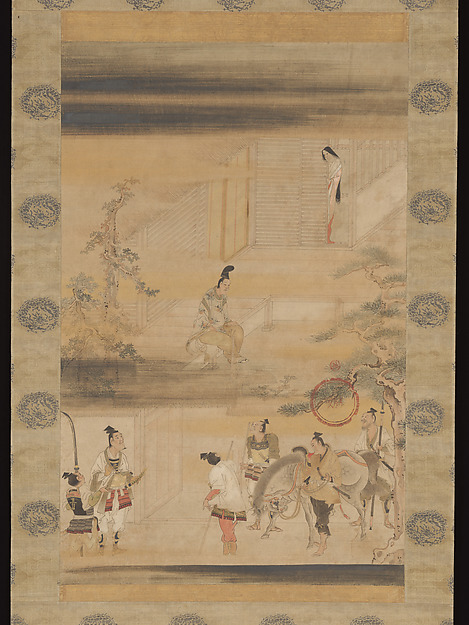岩佐又兵衛筆　『平家物語』 平維盛 北の方惜別図|“Taira no Koremori’s Farewell,”  from The Tale of the Heike (Heike monogatari)