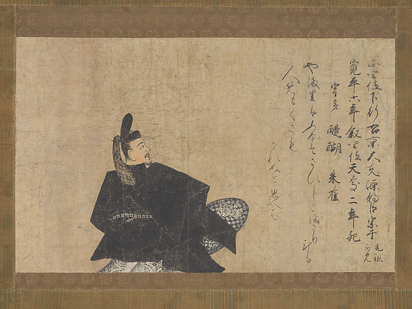 源宗于　「藤房本　三十六歌仙絵巻」断簡|Minamoto no Muneyuki, from the “Fujifusa Version” of Thirty-six Poetic Immortals (Fujifusa-bon Sanjūrokkasen emaki)