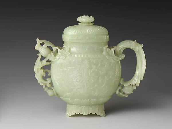 Ewer with floral design, second half 18th century