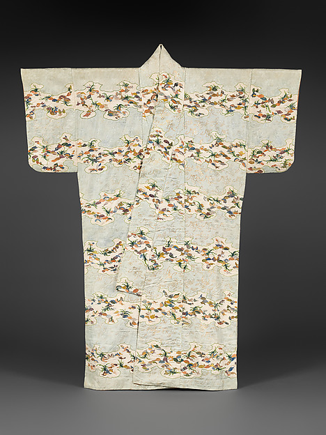 Robe (Kosode) with Shells and Sea Grasses