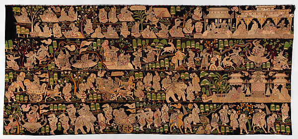 Scenes from the Thiri Rama, the Burmese adaptation of the Ramayana — U Paw Hnyun