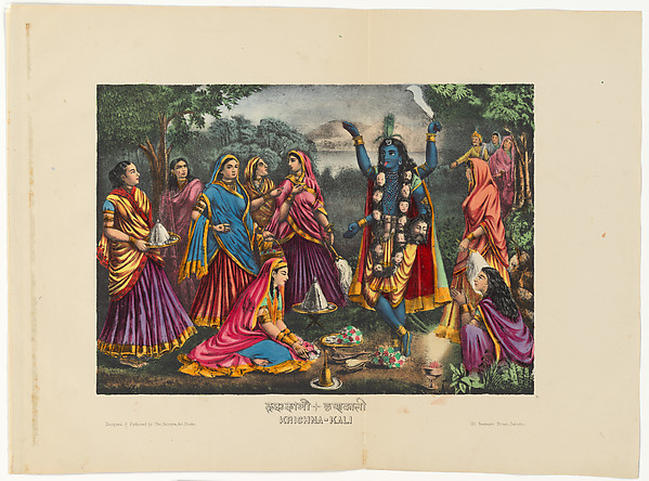 Krishna-Kali by an unrecorded maker, The Metropolitan Museum of Art