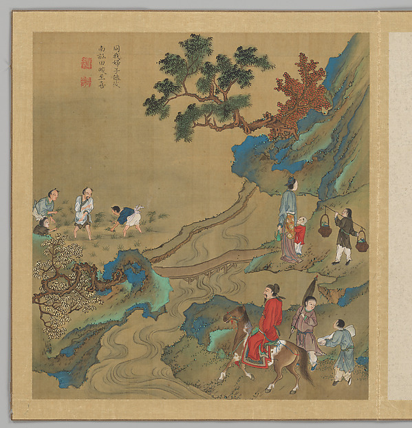 清　費肇陽　豳風七月詩意圖　冊|Odes of the State of Bin: The Seventh Month