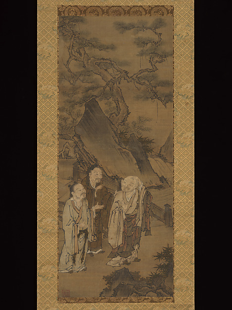 虎渓三笑図|Three Laughers of Tiger Ravine