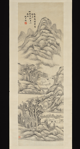清  張上龢  山水  軸|Landscape