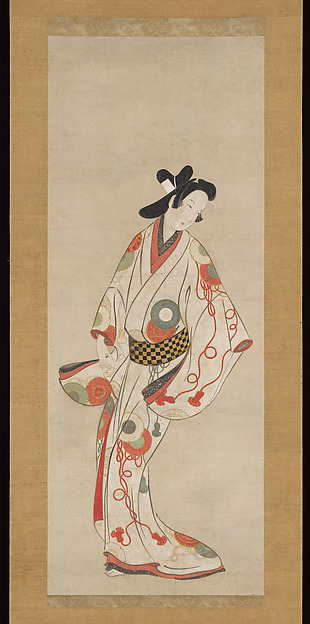 若衆立姿図 (Wakashū tachisugata zu)|Elegantly Garbed Male Youth