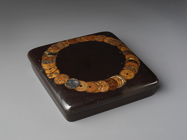 Box for writing implements with design of ancient coins by an unrecorded maker, The Metropolitan Museum of Art