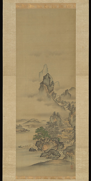 狩野探水守常筆　蓬莱山・瀟湘八景図|Mount Penglai with Eight Views of Xiao and Xiang