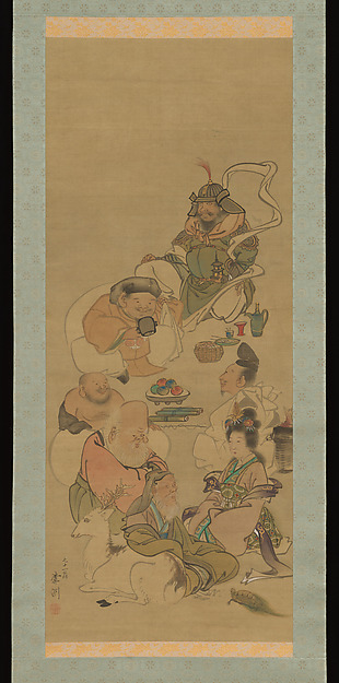 長澤蘆洲筆 七福神図|Seven Gods of Good Fortune