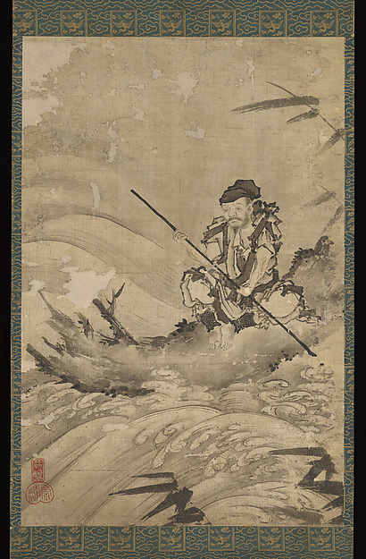 張騫図|The Chinese Explorer Zhang Qian on a Raft