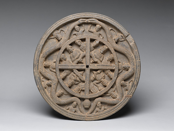 Rondel with Images of Buddha