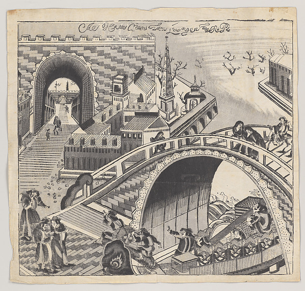 Print in Western Style with Western Text by an unrecorded maker, The Metropolitan Museum of Art