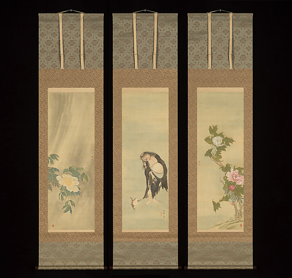 The Daoist Immortal Liu Hai and Peonies