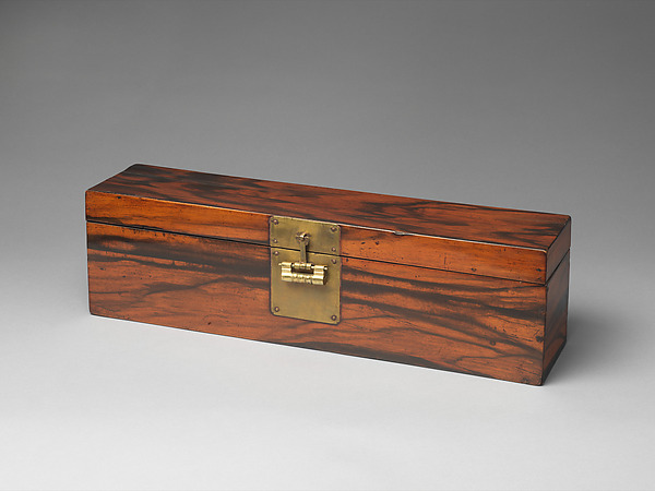 Document box with brass fitting by an unrecorded maker, The Metropolitan Museum of Art
