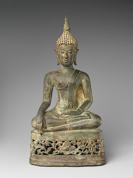 Enthroned Buddha by an unrecorded maker, The Metropolitan Museum of Art