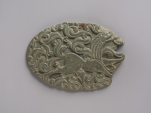Box Lid with a Winged Lion and Remnant of an Iron Hinge by an unrecorded maker, The Metropolitan Museum of Art