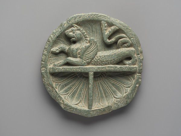 Dish with Mythical Winged Animal by an unrecorded maker, The Metropolitan Museum of Art