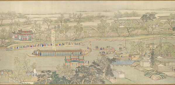 清  徐揚 等  乾隆南巡圖 （第六卷﹕大運河至蘇州） 卷|The Qianlong Emperor's Southern Inspection Tour, Scroll Six: Entering Suzhou along the Grand Canal