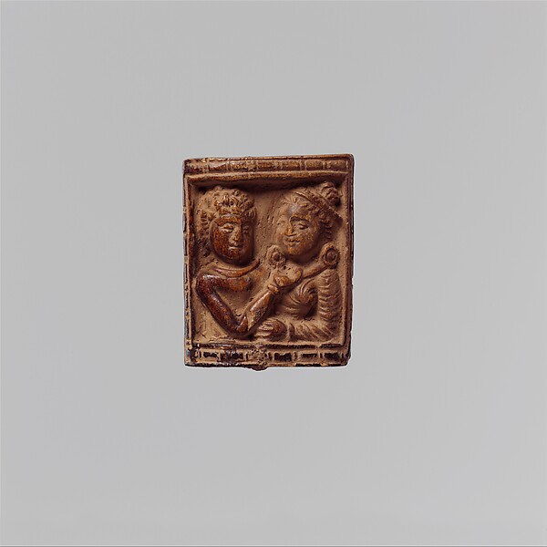 Plaque with Loving Couple (Mithuna) by an unrecorded maker, The Metropolitan Museum of Art
