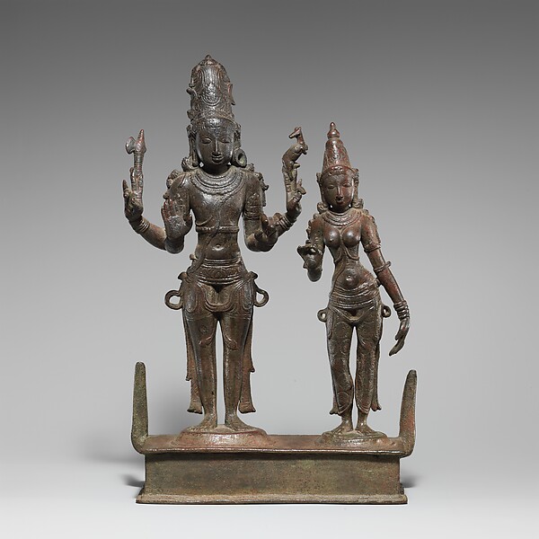 Standing Shiva and Parvati by an unrecorded maker, The Metropolitan Museum of Art