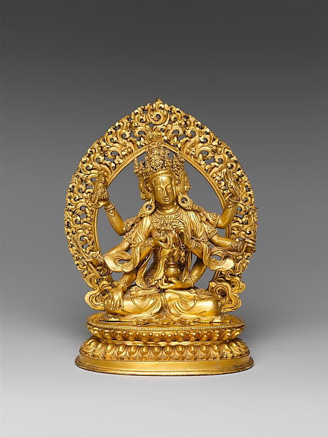 Buddhist Deity, Ushnishavijaya (Zun Sheng fo mu), late 17th–18th century