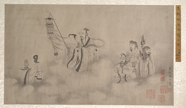 明/清   佚名   舊傳李公麟   法海靈山圖   冊|Procession of Arhats