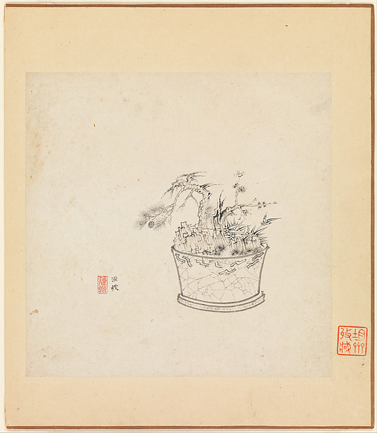 明/清   陳洪綬  橅古圖   冊|Miscellaneous Studies