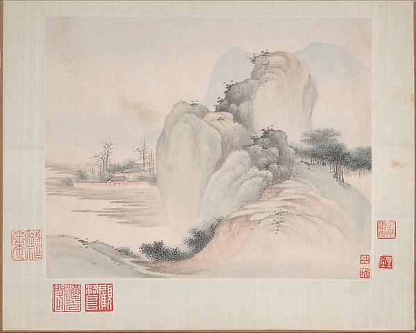清  樊圻  為玉翁作山水圖  冊|Landscapes Painted for Yuweng