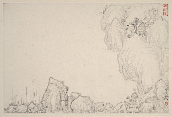 Folha D do álbum Landscapes de Zhang Feng