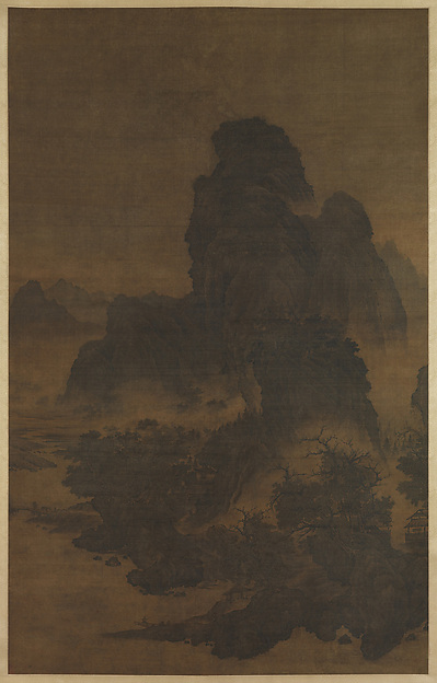 北宋  佚名  倣范寬山水圖   軸|Landscape in the style of Fan Kuan