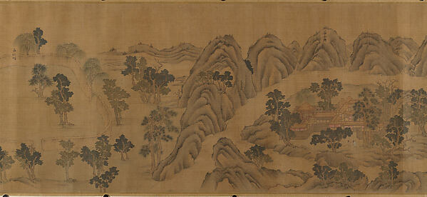 明　佚名　郭忠恕　僞款　輞川圖　卷|Wangchuan Villa