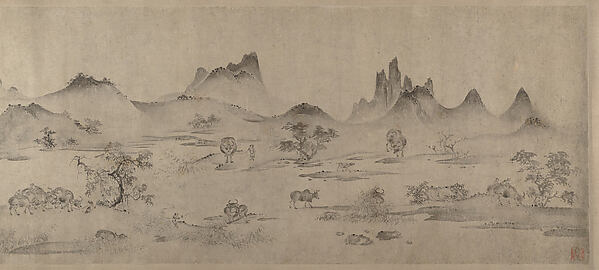 宋/元   佚名   百牛圖   卷|One hundred water buffalo