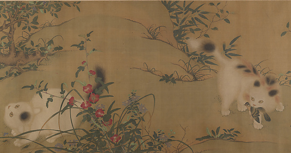 清　佚名　明宣宗(僞款)　唐苑嬉春圖　卷|Spring Play in a Tang Garden