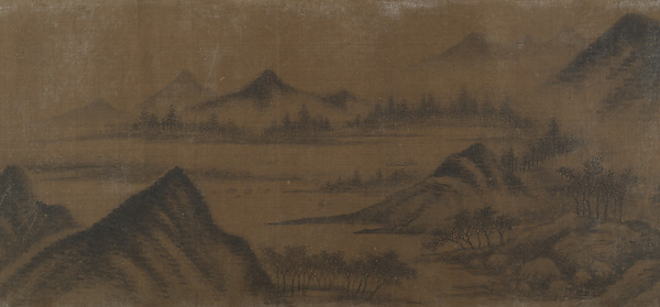 清　佚名　米芾(僞款)　雲山圖　卷|Mountain Landscape